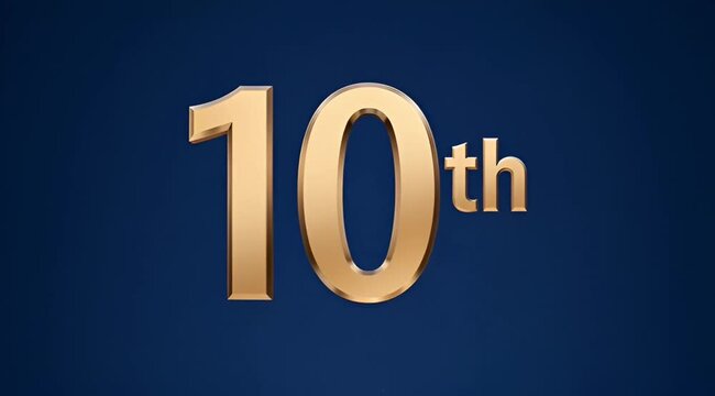 Modern corporate  anniversary visual with metallic typography, smooth spotlight transition, and minimalist luxury aesthetic for professional events.