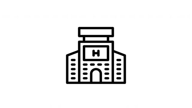 accommodation animated icon