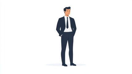 Obraz premium Self-confident image of business elite