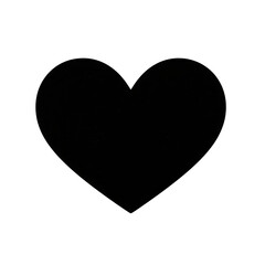 Red neon heart isolated