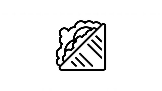 sandwich animated icon