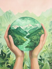 Hold a green home with both hands