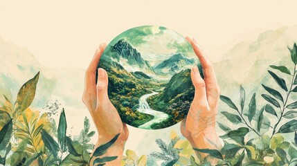 Hold a green home with both hands