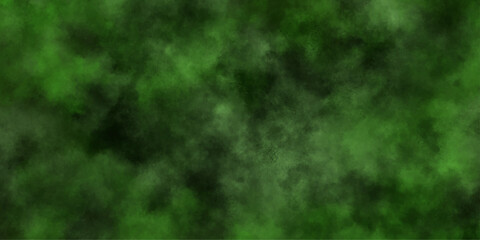 Fototapeta premium abstract cloud and vapor texture background. Black and Green smoke aquarelle smudge illustration smooth grungy smokey light pastel colors ink glow. Teal color powder explosion 