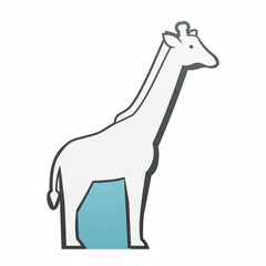 Fototapeta premium giraffe illustration