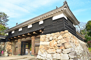 高知城追手門　高知県高知市