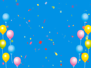 正月, 年賀状, 空, 雲, フレーム, 紙吹雪, 青空, 干支, 風景, 年賀, 新年, 自然, かわいい, 