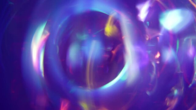 Neon Space Tunnel. Abstract Portal Futuristic Trippy Background
