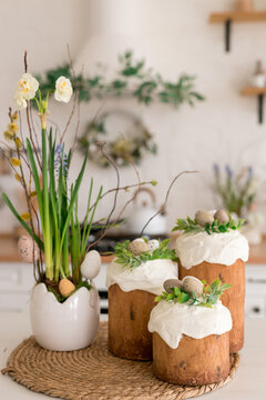 Easter Cakes and Spring Decoration