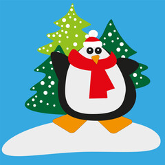 пингвин новый год