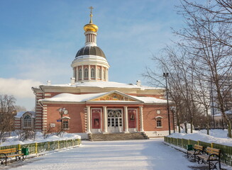 Cathedral of  Nativity of Christ in  Old Believers Rogozhskaya sloboda in Moscow