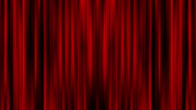 Red curtain animation video with green screen background for product promotion and gift launch needs Elegant red curtains frame an open view