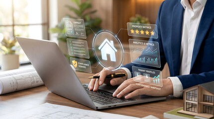 Real Estate Agent Using High Tech Interface for Tenant Profiling