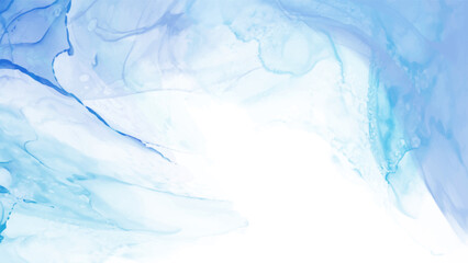 Elegant banner template design with color paint elements. Abstract decoration. Vector illustration.