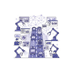 Vibrant female symbol with hands and sparkles on International Women's Day