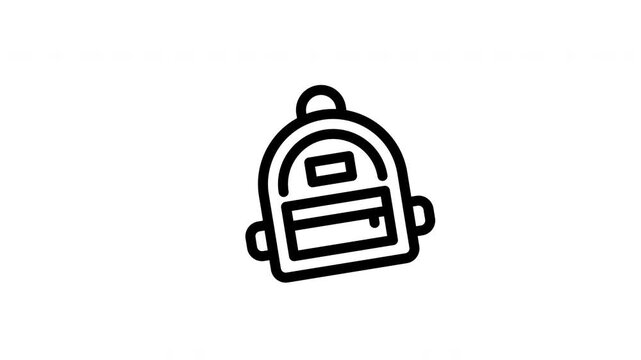 backpack animated icon