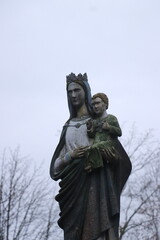 Obraz premium statue of the virgin mary