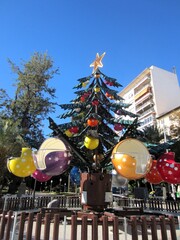 christmas tree decoration carousel