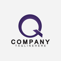 Letter Q vector logo template illustration design