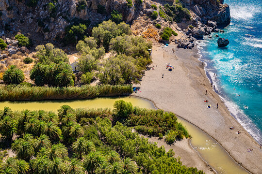 Preveli Beach, Crete, Greece