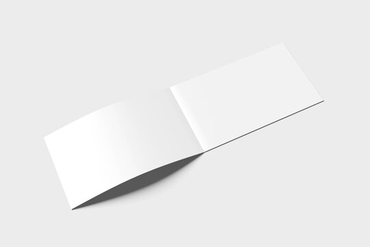 landscape Bifold brochure mockup