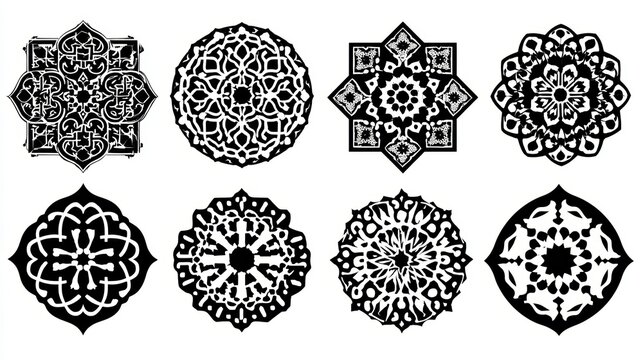Ramadan Geometric Pattern Design - Decorative Elements