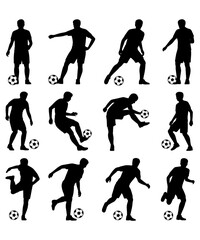 Mystery Football Player Silhouette Action Set Door Corner Design