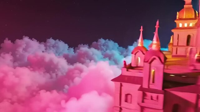 Mystical Castle in the Clouds.