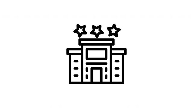 accommodation animated icon