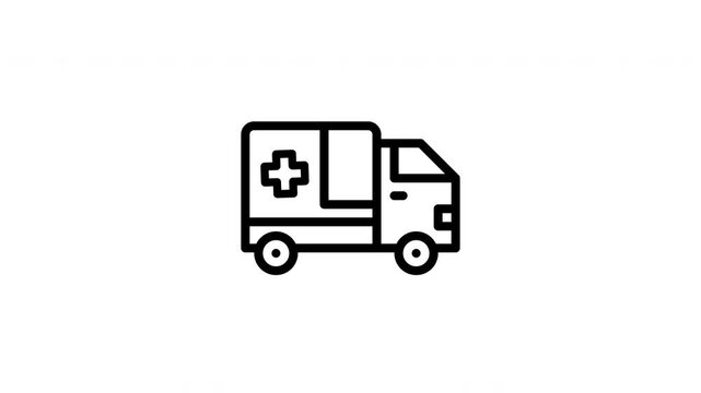 ambulance animated icon