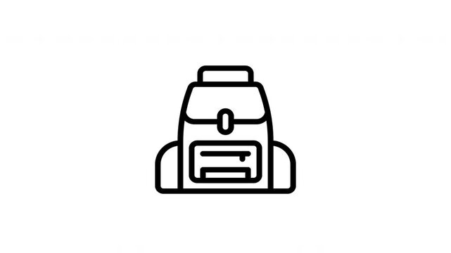 backpack animated icon