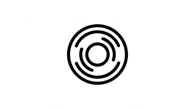 black hole animated icon