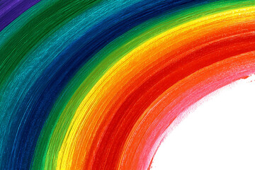 Naklejka premium Creative Abstract Rainbow Logo isolated on transparent background