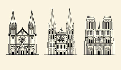 Fototapeta premium Historic Cathedrals