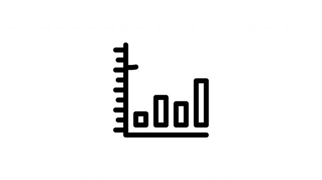 histogram animated icon