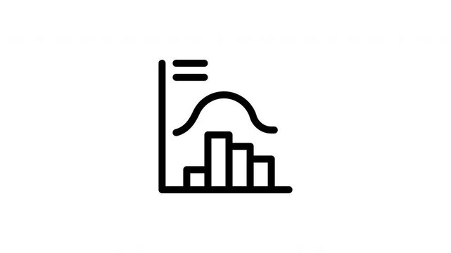 histogram animated icon