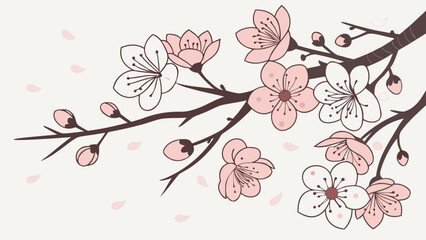 cherry blossom branch