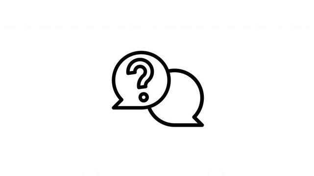 inquiry animated icon