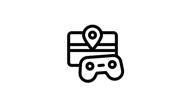 Map animated icon