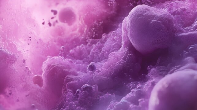 Vibrant biological environment showcasing intricate cellular structures observed under high magnification, revealing the complex beauty of life.