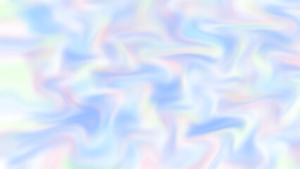 Luminous atmospheric holographic zigzag background with iridescent smoke texture and ethereal flowing motion for creative digital artistic design