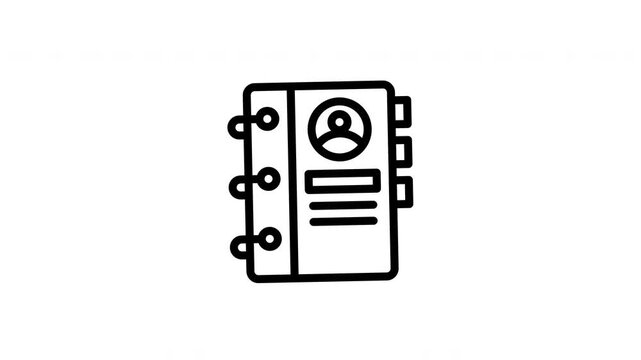notes animated icon