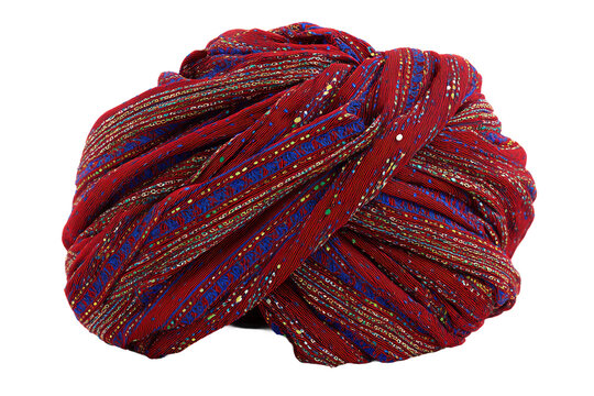 Heritage Balochi Turban Visual isolated on transparent background