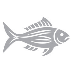 Obraz premium Stylized Fish Icon
