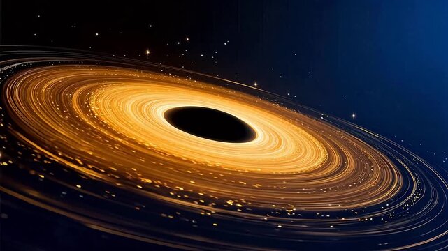 Galaxy with central black hole