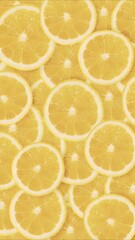 Fresh lemon slices background