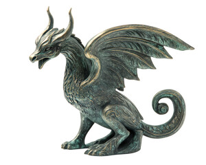 Realistic 3d printed dragon model high resolution transparent png photo