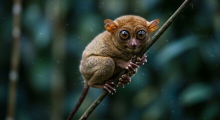 Obraz premium cute animal on tree