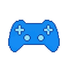 Obraz premium Blue Game Controller Vector Icon