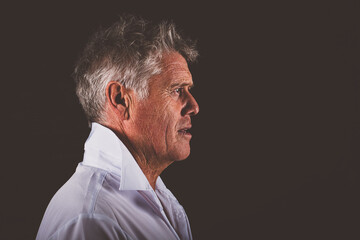 Mann / Seitenprofil © Petra Fischer